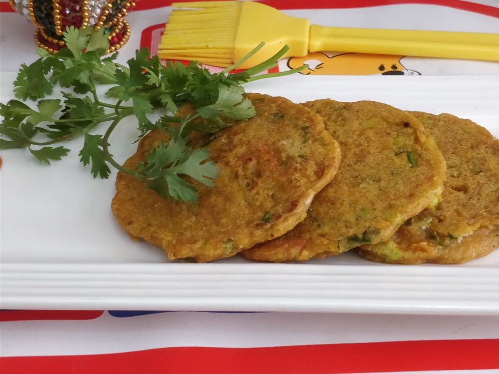 mixed flour veggies pancake recipe | 5 minute recipe | kids tiffin recipe