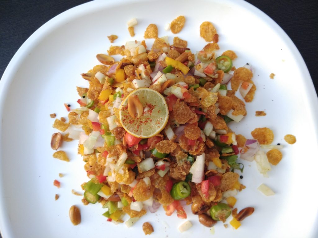 Cornflakes Bhel Recipe