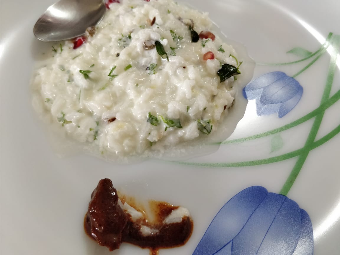 Curd Rice - In UDUPI Style Recipe