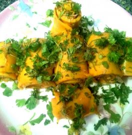 Khandvi Rolls Recipe