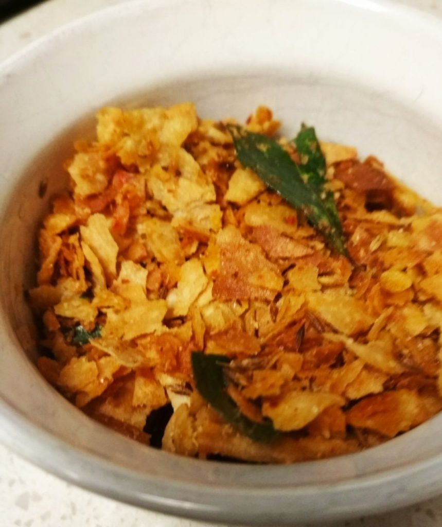 Leftover Roti Chiwda Recipe