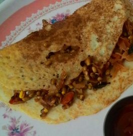 Moong Stuffed Dosa Recipe