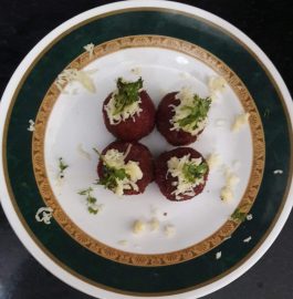 Beetroot Cheese Ball Recipe