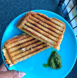 Bombay Masala Grilled Sandwich Recipe