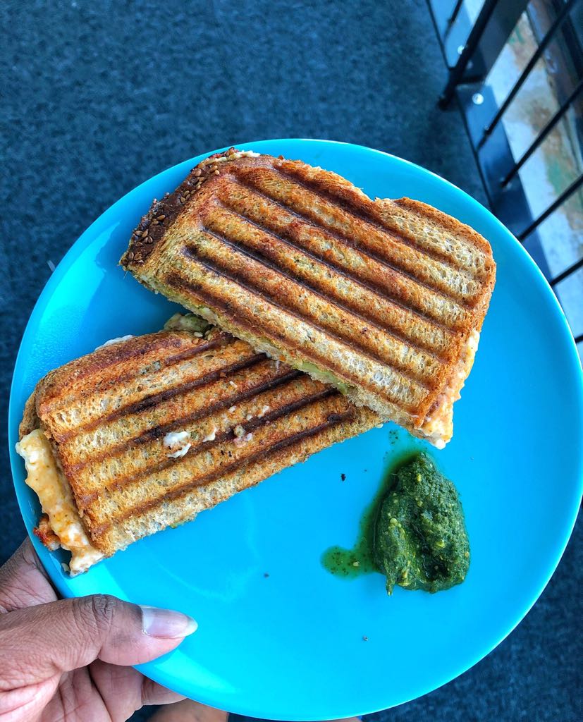 Bombay Masala Grilled Sandwich Recipe