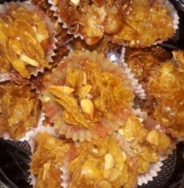 Cornflakes Honey Cupcakes Recipe