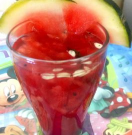 Watermelon Buransh Red Agua Fresca Recipe