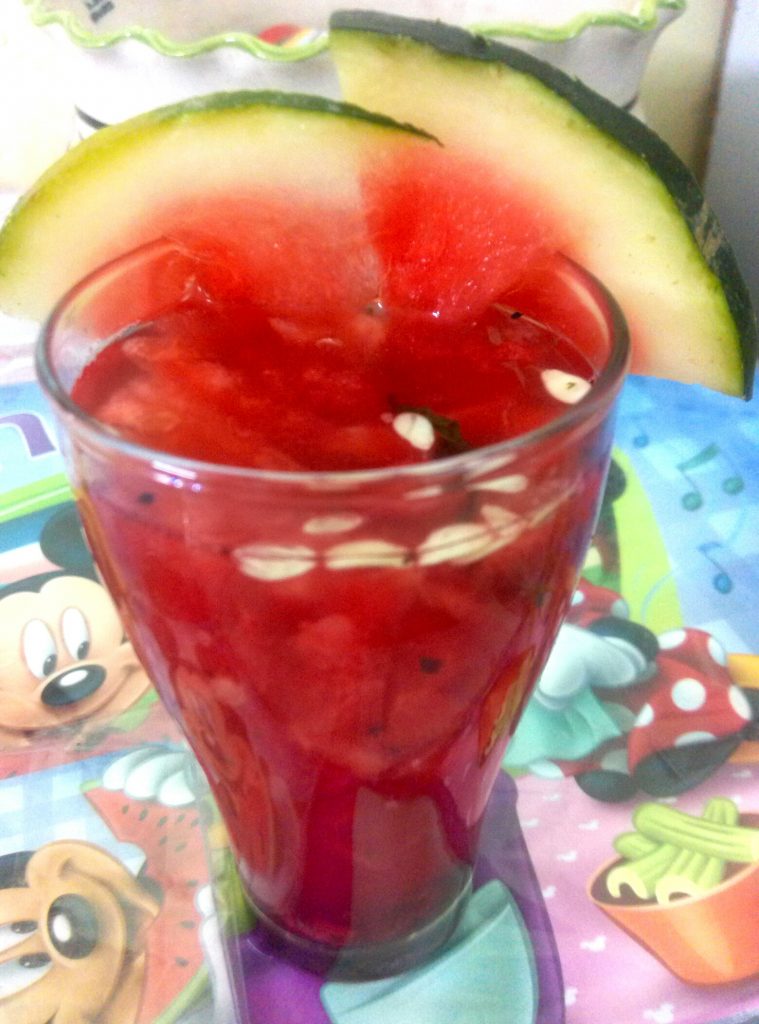 Watermelon Buransh Red Agua Fresca Recipe