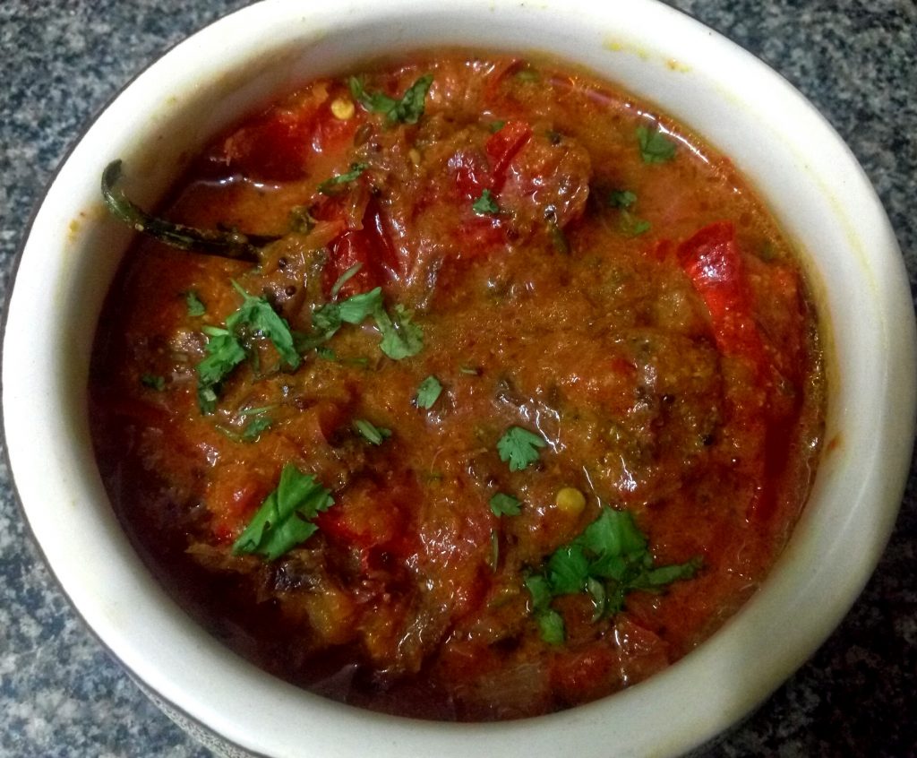 Stuffed Red Chillies Ka Salan/Curry Recipe