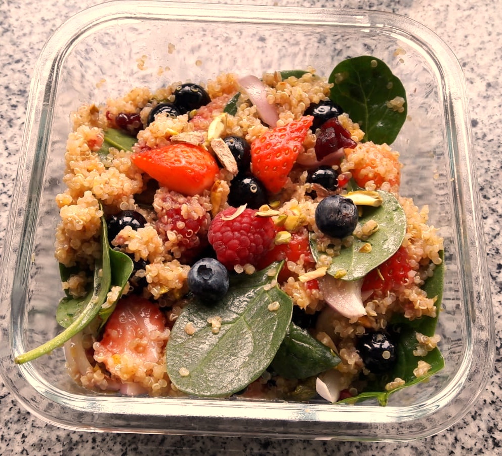 Quinoa Mixed Berries Salad Recipe