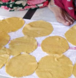 Urad And Moong Dal Papad Recipe