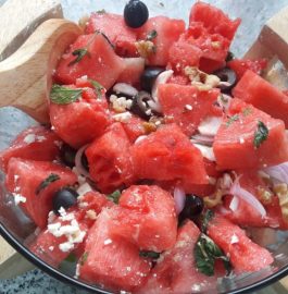 Watermelon And Feta Cheese Salad Recipe