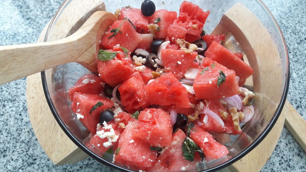 Watermelon And Feta Cheese Salad Recipe