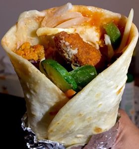 Falafel Tortilla Wrap Recipe