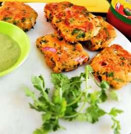 Bread Tikki | Savoury Cake Style | Instant Recipe