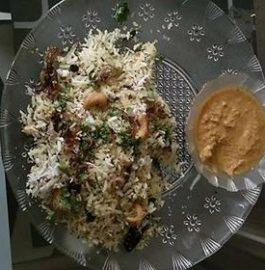 Coconut Rice With Coconut Chutney Recipe