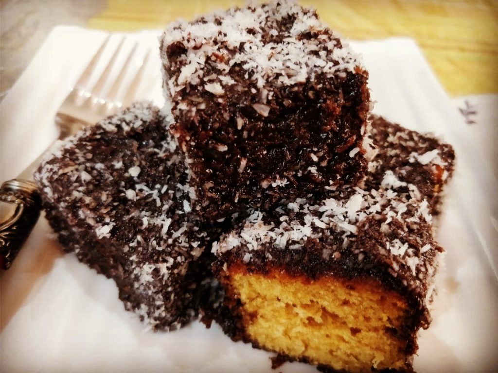 Lamington Sponge Cake | Eggless And Chocolate Special Recipe