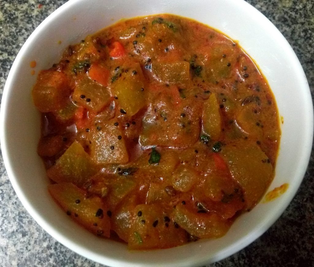 Watermelon Rind Sabzi Recipe