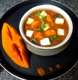 Paneer Kesar Mango Curry Recipe