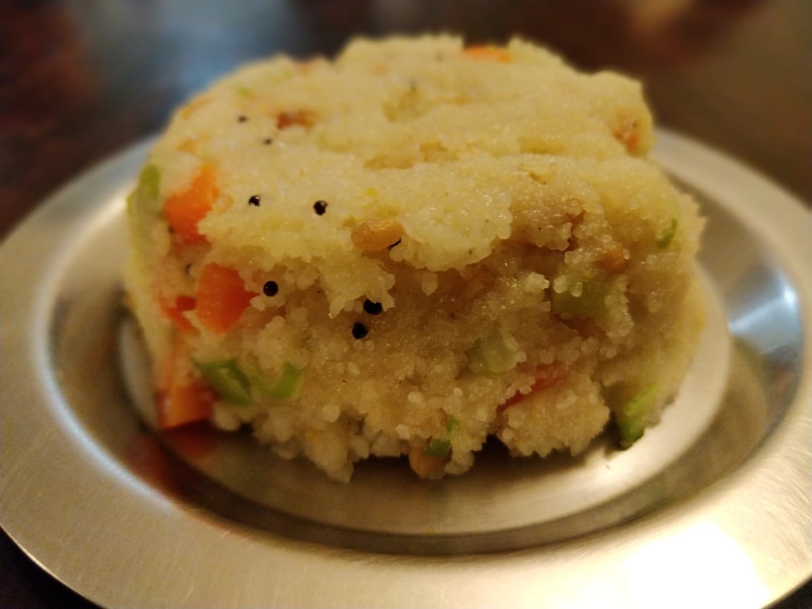 Kharra Bhat | South Indian Style Upma Recipe