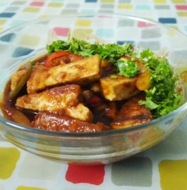 Spicy Soya Paneer | Spicy Tofu Recipe