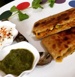 Veg Mughlai Paratha Recipe