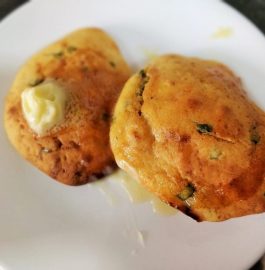 Cheese Corn Bread Biscuits Recipe