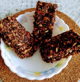 Chocolate Oats Granola Bar Recipe