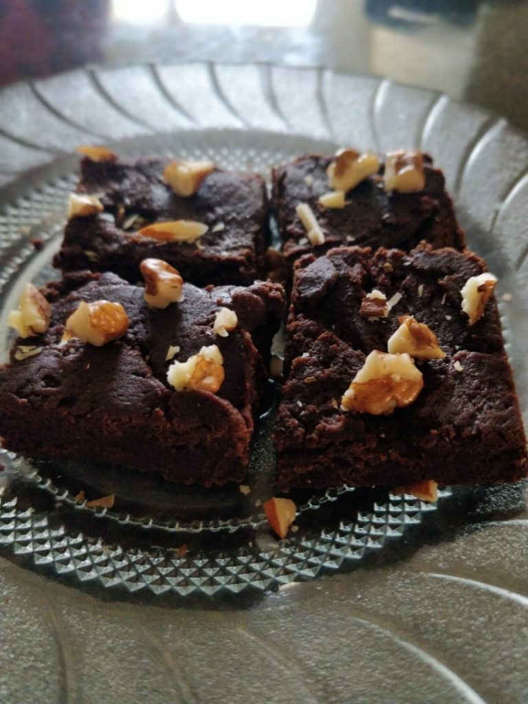 Eggless Brownie Fudge Recipe