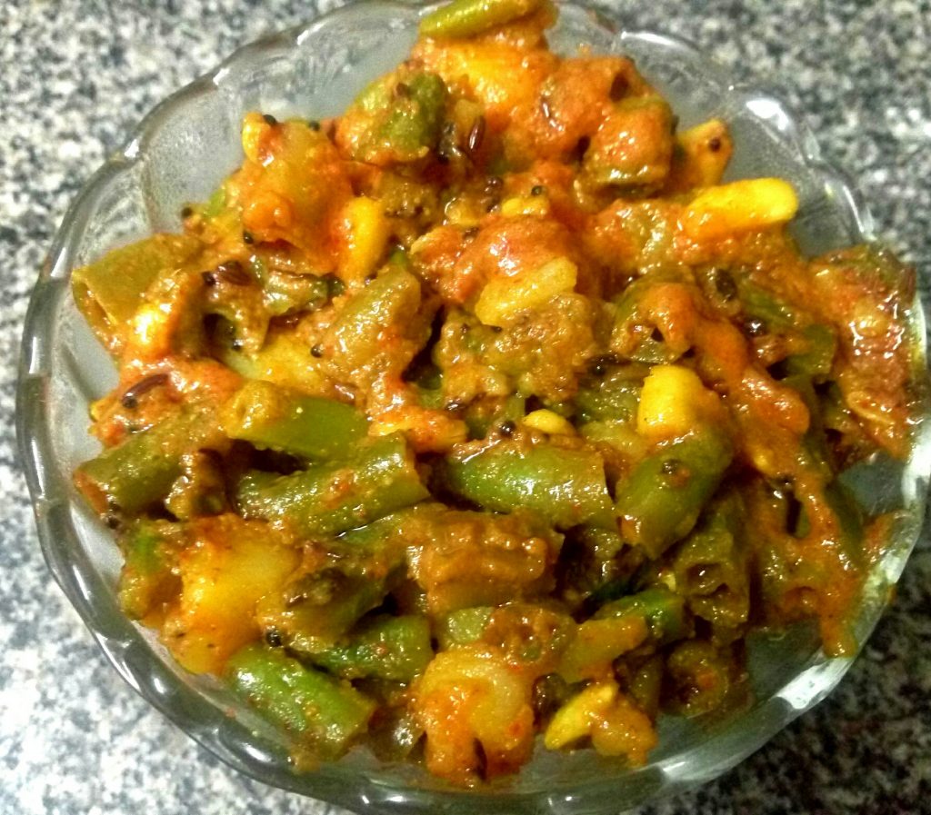 French Beans Aalu Ki Sabzi Recipe