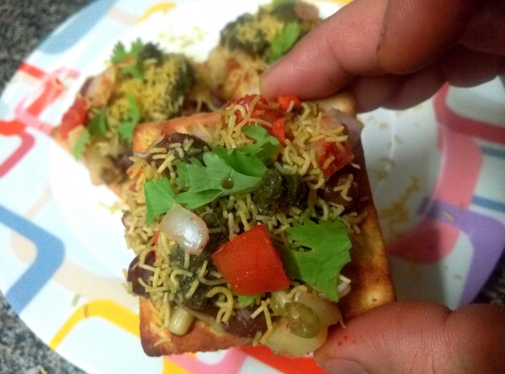 Crackers Biscuit Chaat Recipe