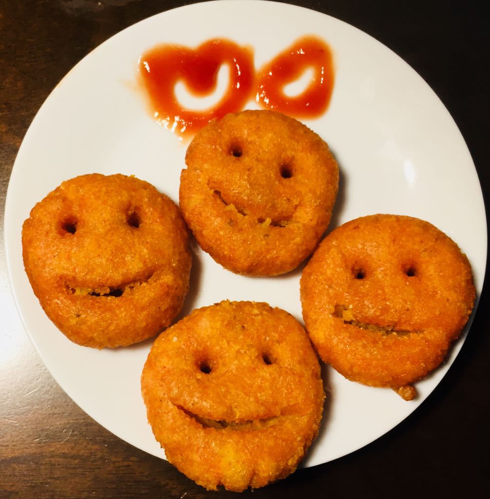 Potato Smiley | 5 Minute Kids Snack Recipe