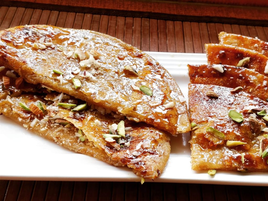 Dry Fruits Jaggery Paratha Recipe