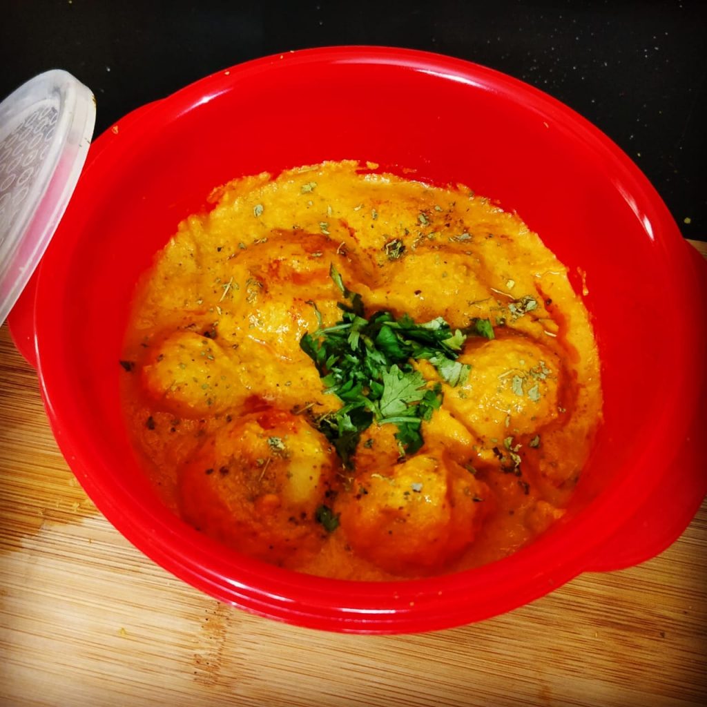 Dum Aloo in 15 Minutes | Microwave Recipe