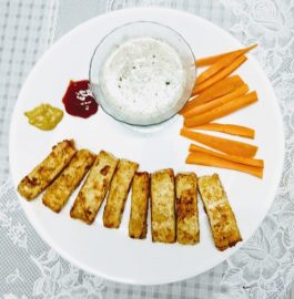 Tofu Wings With Creamy Dip Recipe