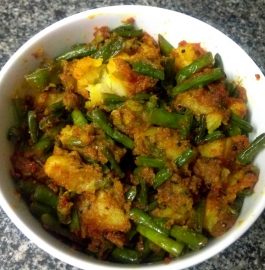 Aloo Lobia Beans Sabzi Recipe