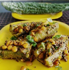 Chana Dal Karela Recipe