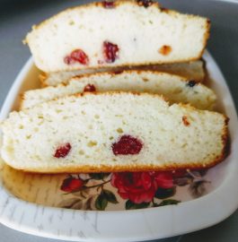 Cranberry Malai Cake Recipe