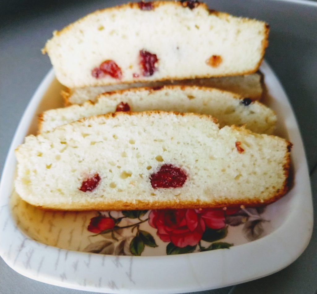 Cranberry Malai Cake Recipe