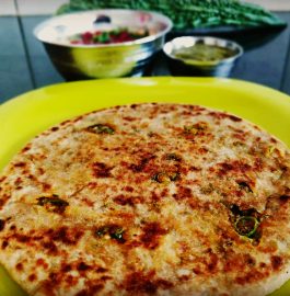 Karela Peels Paratha Recipe