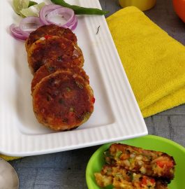 Leftover Bread Veggie Cutlets Recipe