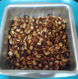 Mungfali Chikki Recipe