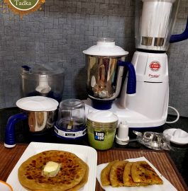 Paneer Paratha With Green Chutney Recipe