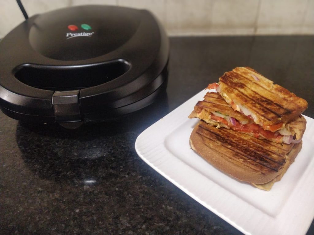 Masala Grilled Sandwich Recipe