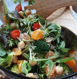 Chickpea Vegetarian Protein Rich Salad Recipe