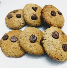 Almond Wheat Cookies With Flaxseed Recipe