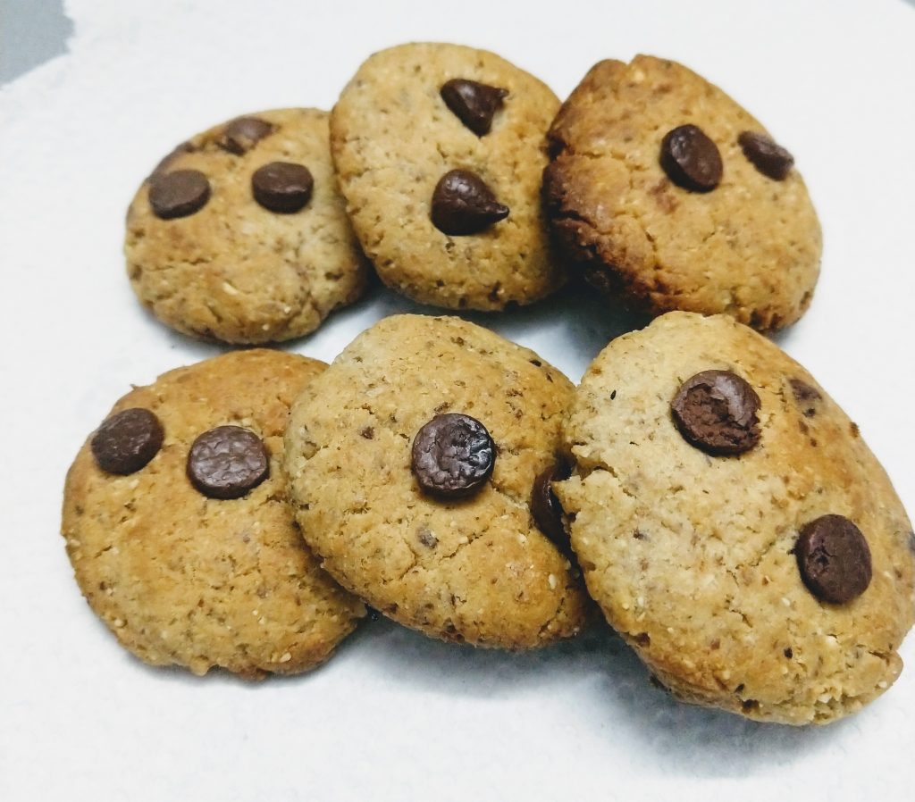 Almond Wheat Cookies With Flaxseed Recipe