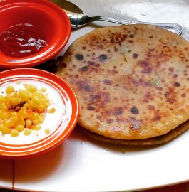 Vegetable Oats Paratha Recipe