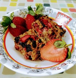 Strawberry and Chocolate Oats Bar Recipe