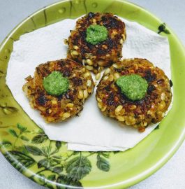Phudina and Sprout Moong Cutlet Recipe